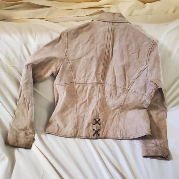 Women's suede jacket - Picture 3 of 4